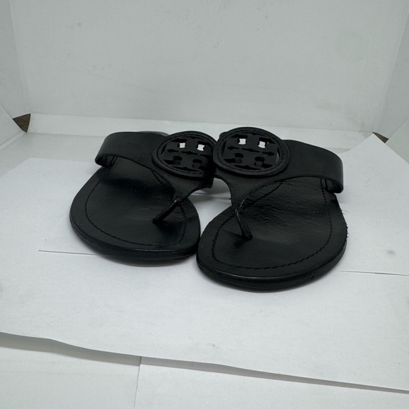 Tory Burch Black Leather Sandals - Picture 13 of 13